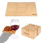 Bamboo Appetizer Plates/ Charcuterie Board Set
