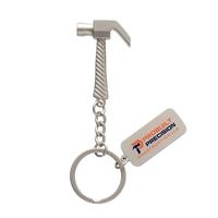 Metal hammer key chain with customization.... from ASI 62190 Illini