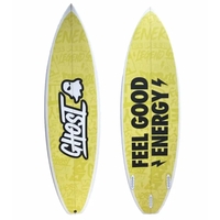 Custom 6' hand-glassed surfboard with wood stringer, bi-ax glass, and...