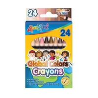 24 Global Color Crayons... from ASI 67675 Liqui-Mark Corp