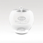 Crystal Apple Optical Paperweight