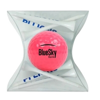 Includes one two-piece colored golf ball and six white wood tees.... from ASI...