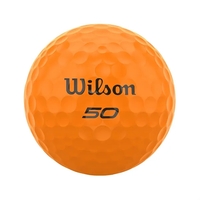 The Wilson Staff Fifty Elite orange golf ball delivers balance to... from ASI...