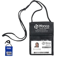 NonWoven Econo 5 Function Tradeshow Badgeholder & NeckWallet