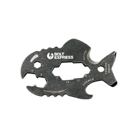 3" long stainless-steel stone washed multi-tool in the shape of a... from ASI...