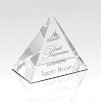 Reflections Optical Crystal Pyramid Award