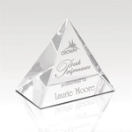 Reflections Optical Crystal Pyramid Award