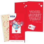 Belgian Chocolate Valentines Day White Chocolate W/ Sprinkle