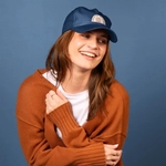 5-PANEL HAT - CURVED BRIM - UNSTRUCTURED - POLY TWILL