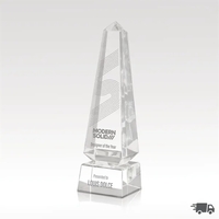 Kasmir Optical Crystal Obelisk Award