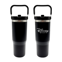 30 oz stainless steel tumbler featuring a convenient handle and built-in......
