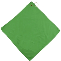16"x16" Microfiber Golf Towel with Hook & Grommet