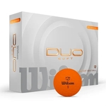 Wilson Duo Soft Orange Golf Balls