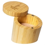 Bamboo Angled Salt Cellar