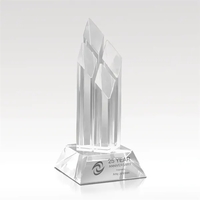 Diamond Pillars Optical Crystal Award
