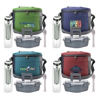 Modern Lunch Box, Bottle & Utensils Set... from ASI 30208 A P Specialties /...