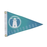 12" x 18" Polyester Pennant Flag Single-Sided