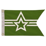 12" x 18" Polyester Guidon Flag Single-Sided