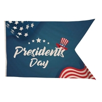 5' x 8' nylon guidon flag with swallow-tail fly end, canvas... from ASI 87188...