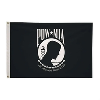 2' x 3' POW/MIA flag made of high-quality nylon with double... from ASI 87188...