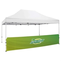 15' Premium Tent Mesh Vinyl Half Wall Kit (UV-Printed)