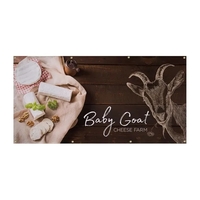 3' x 6' vinyl banner that's light-duty for indoor or short-term... from ASI...