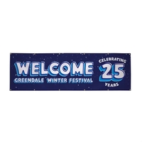 3' x 10' banner made of 18 oz. opaque scrim vinyl... from ASI 87188 Showdown...