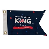 8" x 12" nylon guidon flag with swallow-tail fly end, canvas... from ASI...