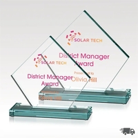 Starphire glass award, offered in several sizes.... from ASI 93986...