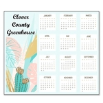 3.5" x 4" Small Magnetic Calendar 20 Mil