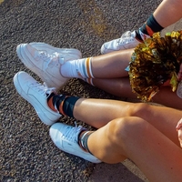 Synthetic Blend Cheerleading Socks - Spirit-Lifting Support