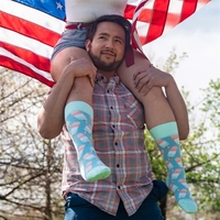 Casual USA Socks - Patriotic Style for Everyday Wear