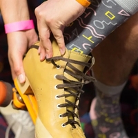 Sports Roller Derby Socks - Roll with the Best