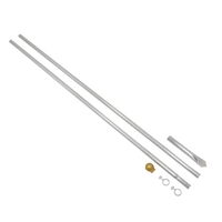 10' Swedge Flagpole and Stake