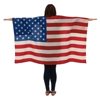 USA body flag that's constructed of flame-retardant 100 denier polyester.......