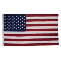 5' x 8' USA flag constructed of special woven two-ply polyester.... from ASI...