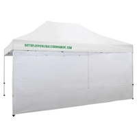 15' tent full wall made of mesh vinyl; sold unimprinted.... from ASI 87188...