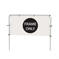 This lightweight display is designed for temporary in-ground...