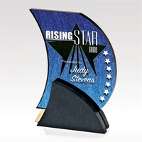 Clear acrylic award with seek, clean lines.... from ASI 93986...