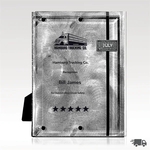 Perpetual Fascination - Silver & Glass Plaque