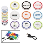 10w White Qi Wireless Puck Smartphone Charging Pad 10 watt