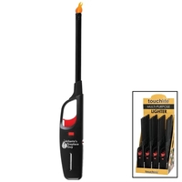 Long neck electronic multi-purpose barbeque utility lighter with thickened...