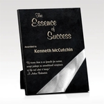 Silver Ray - Aluminum & Marble Plaque