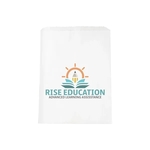 White Kraft Merchandise Bag - DIGITAL SPLASH