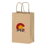 Natural Kraft Paper Shopper Bag - Color Evolution