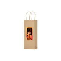 Natural Kraft Twisted Paper Handle Wine Bag.... from ASI 35290 American Ad...