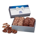 Toffee & Caramel Pecan Clusters in Gift Box with Bow Sleeve