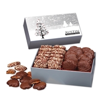 Gift box with a cardinal sleeve filled with English butter toffee... from ASI...