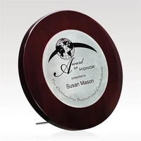 Vinton II Round Plaque w/ Zinc Alloy