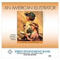 13 month American Illustrator wall calendar... from ASI 61966 HPG / Beacon...